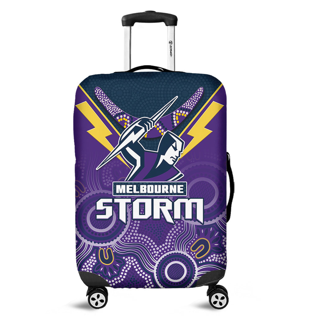 melbourne-storm-rugby-luggage-cover-indigenous-boomerang-gradient-style