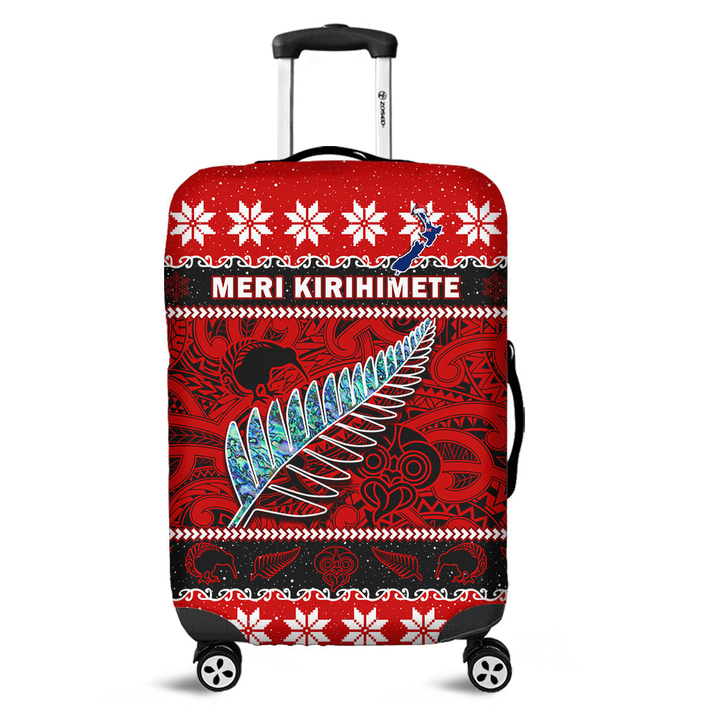 new-zealand-christmas-luggage-cover-paua-shell-silver-fern-meri-kirihimete
