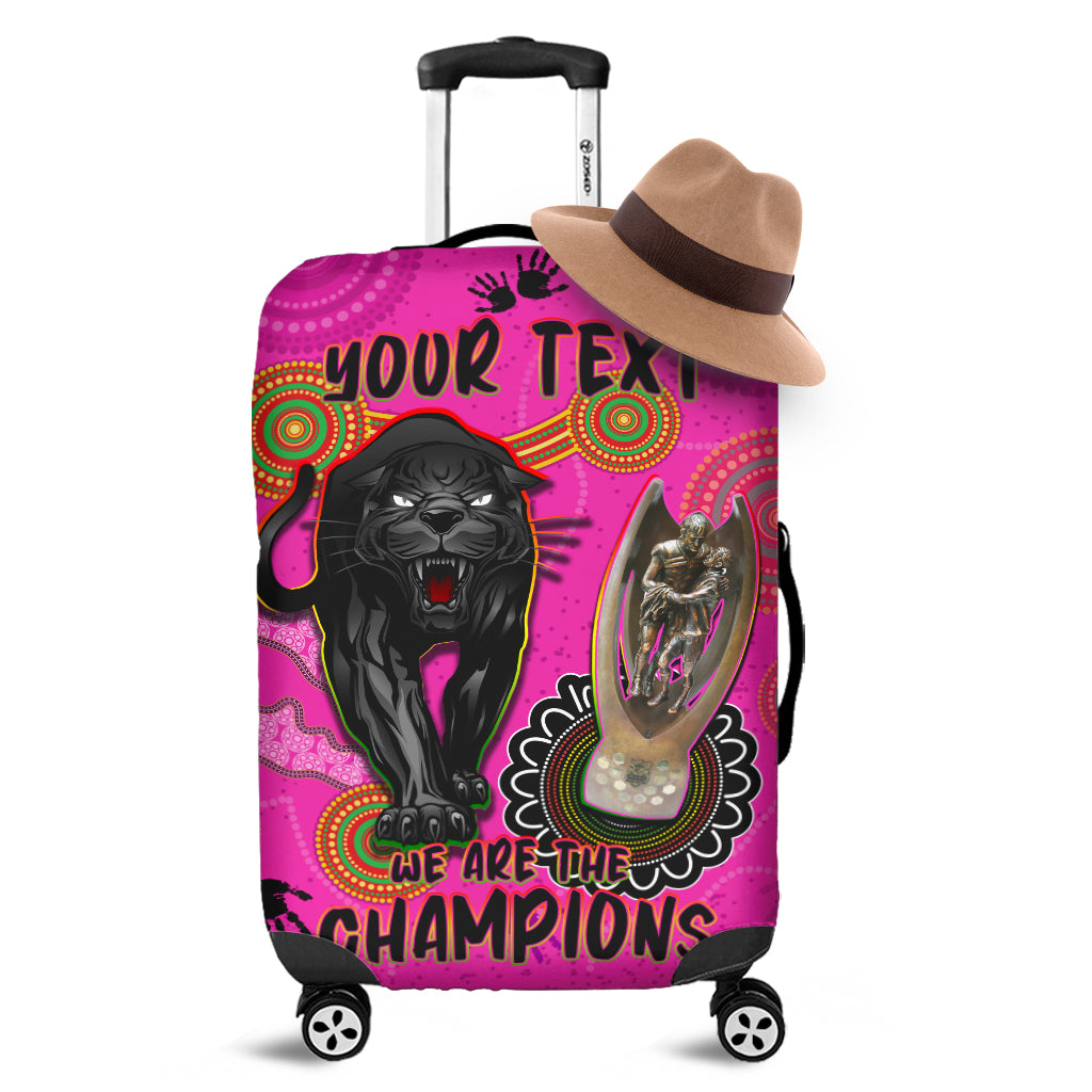 custom-personalised-panthers-luggage-covers-aboriginal-premiers-2022-we-are-the-champions-with-trophy