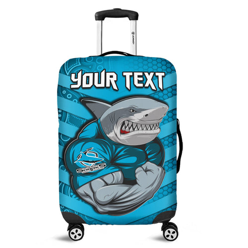 custom-personalised-sharks-rugby-luggage-cover-go-sharkies-aboriginal-sporty-version