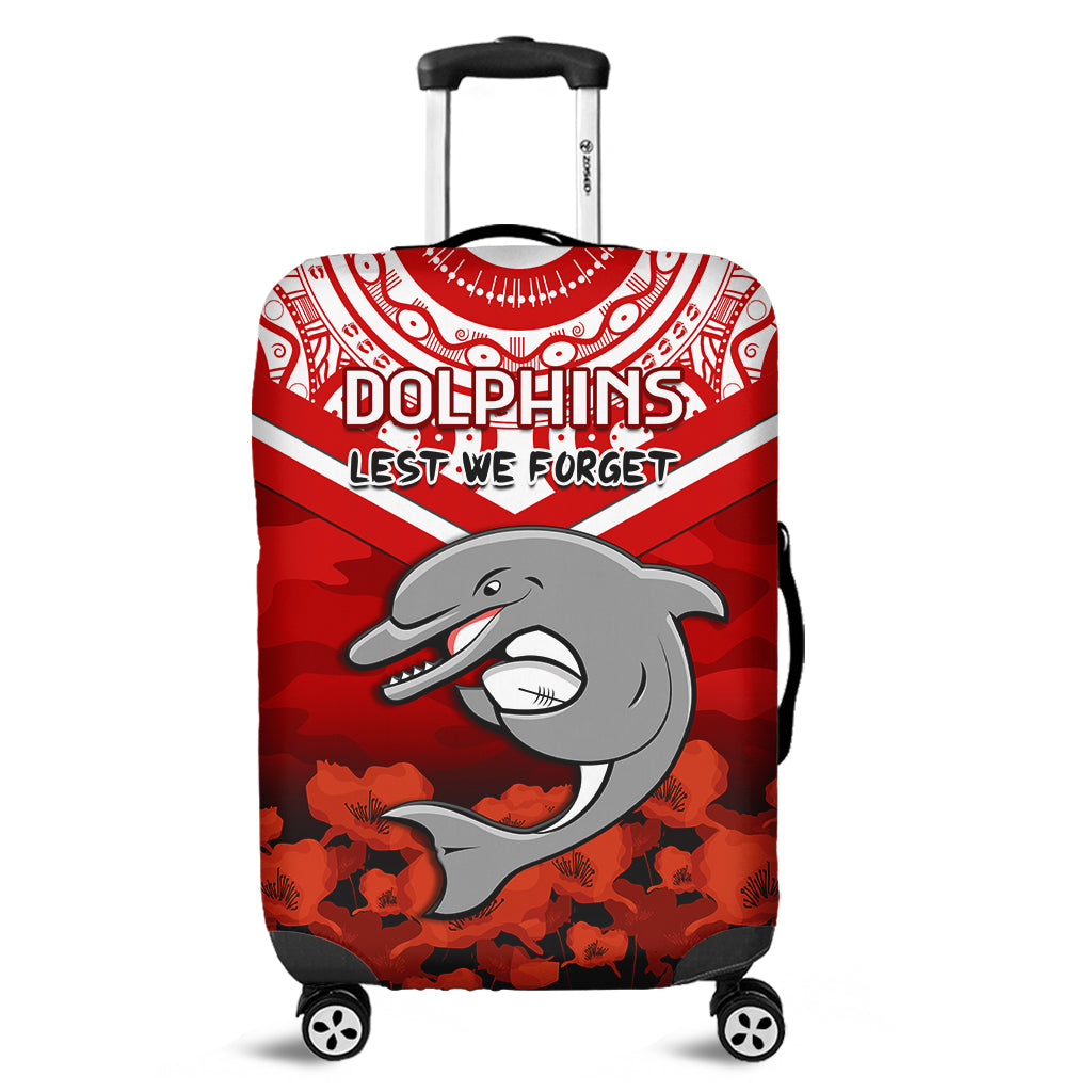 dolphins-rugby-anzac-2023-luggage-cover-dots-poppy-mix-camouflage-lest-we-forget