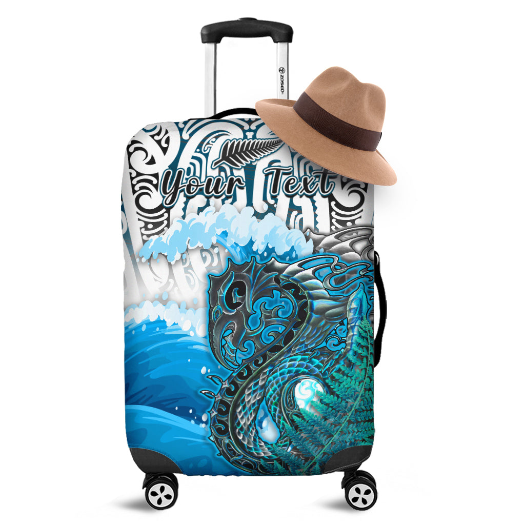 custom-personalised-manaia-maori-luggage-covers-fern-aotearoa-blue-waves