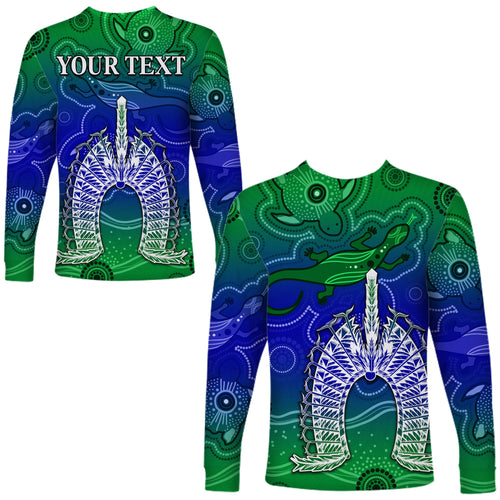custom-personalised-torres-strait-islands-long-sleeve-shirt-aboriginal-art-lizard-symbol-peace