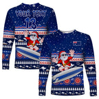 custom-text-and-number-australia-christmas-long-sleeve-shirt-aussie-aboriginal-santa-claus-is-surfing-with-kangaroo