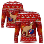 custom-personalised-australia-christmas-long-sleeve-shirt-aboriginal-kangaroo