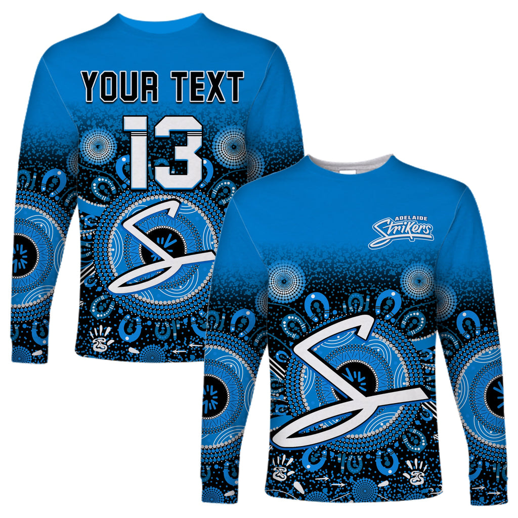 custom-text-and-number-adelaide-strikers-long-sleeve-shirt-aboriginal-sunshine