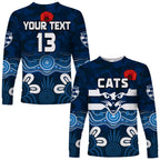 custom-text-and-number-cats-anzac-2022-long-sleeve-shirt-geelong-football-aboriginal-poppy