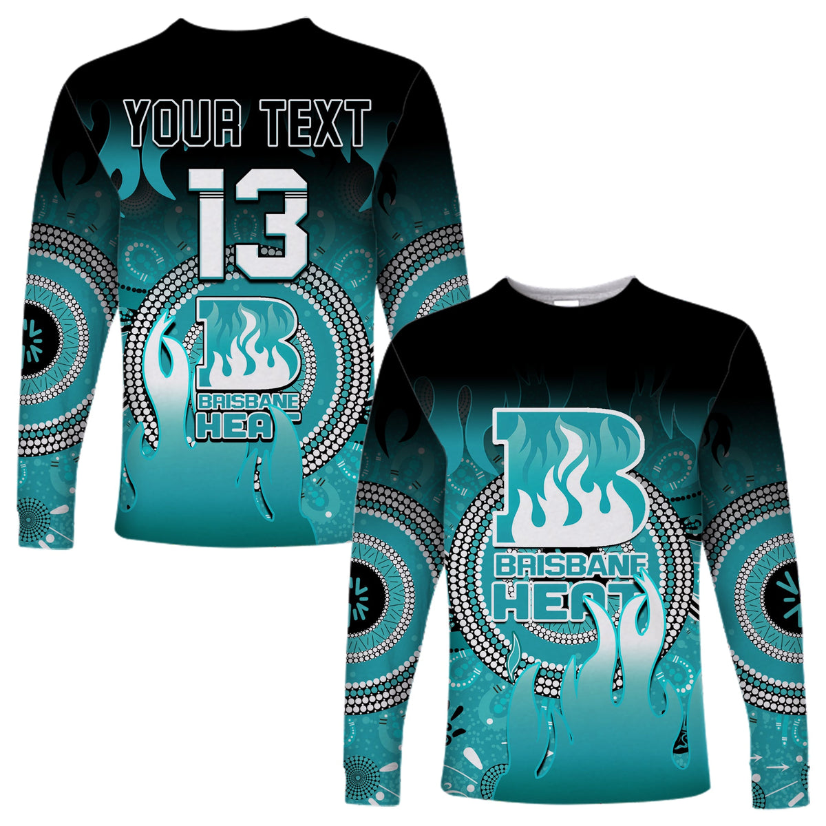 custom-text-and-number-brisbane-heat-long-sleeve-shirt-aboriginal-sunshine