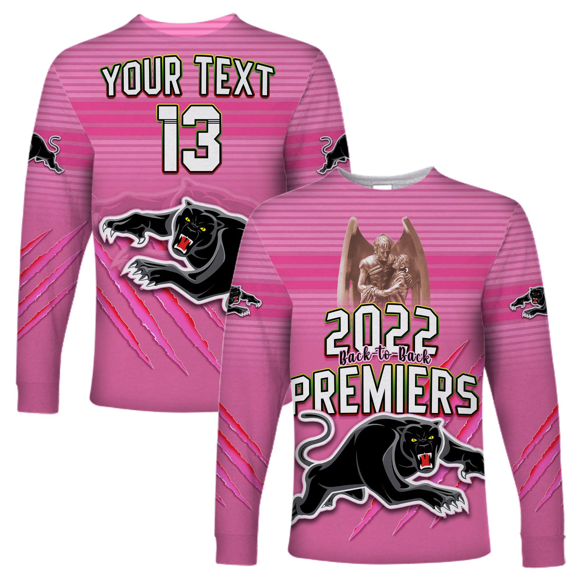 custom-text-and-number-panthers-proud-long-sleeve-shirt-back-to-back-premiers-2022-version-pink