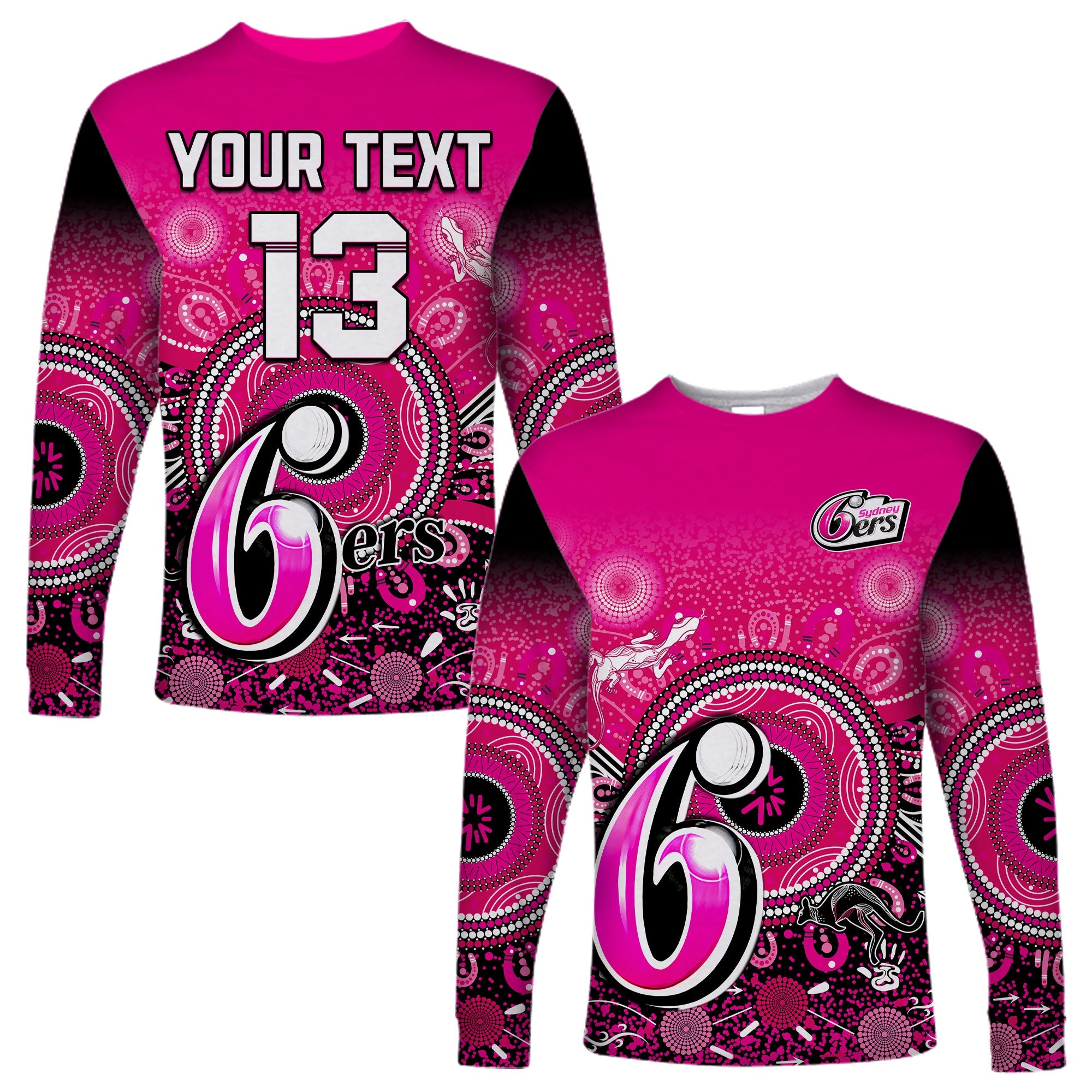 custom-text-and-number-sydney-sixers-long-sleeve-shirt-aboriginal-australia-cricket-champion