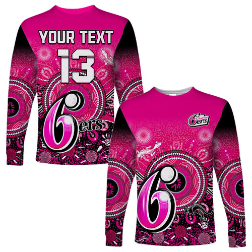 custom-text-and-number-sydney-sixers-long-sleeve-shirt-aboriginal-australia-cricket-champion