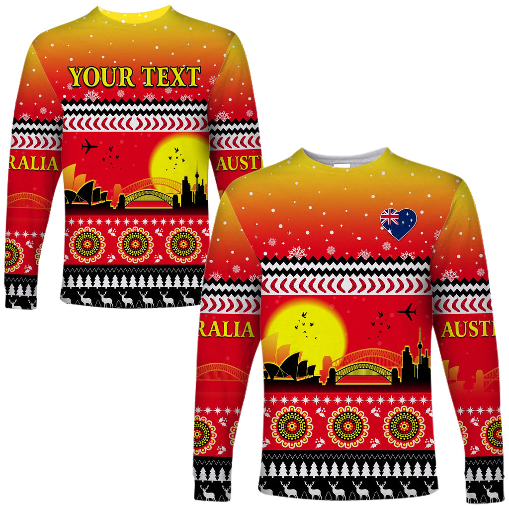 custom-personalised-australia-christmas-long-sleeve-shirt-proud-sydney-opera-house