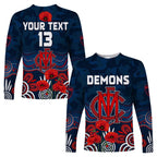 custom-text-and-number-demons-anzac-2022-long-sleeve-shirt-melbourne-football-aboriginal-poppy