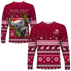 custom-personalised-reds-christmas-long-sleeve-shirt-queensland-rugby-indigenous