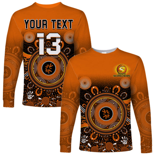 custom-text-and-number-perth-scorchers-long-sleeve-shirt-aboriginal-sunshine