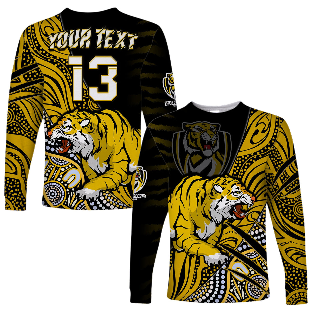 custom-text-and-number-richmond-football-long-sleeve-shirt-aboriginal-go-the-tigers-premiers
