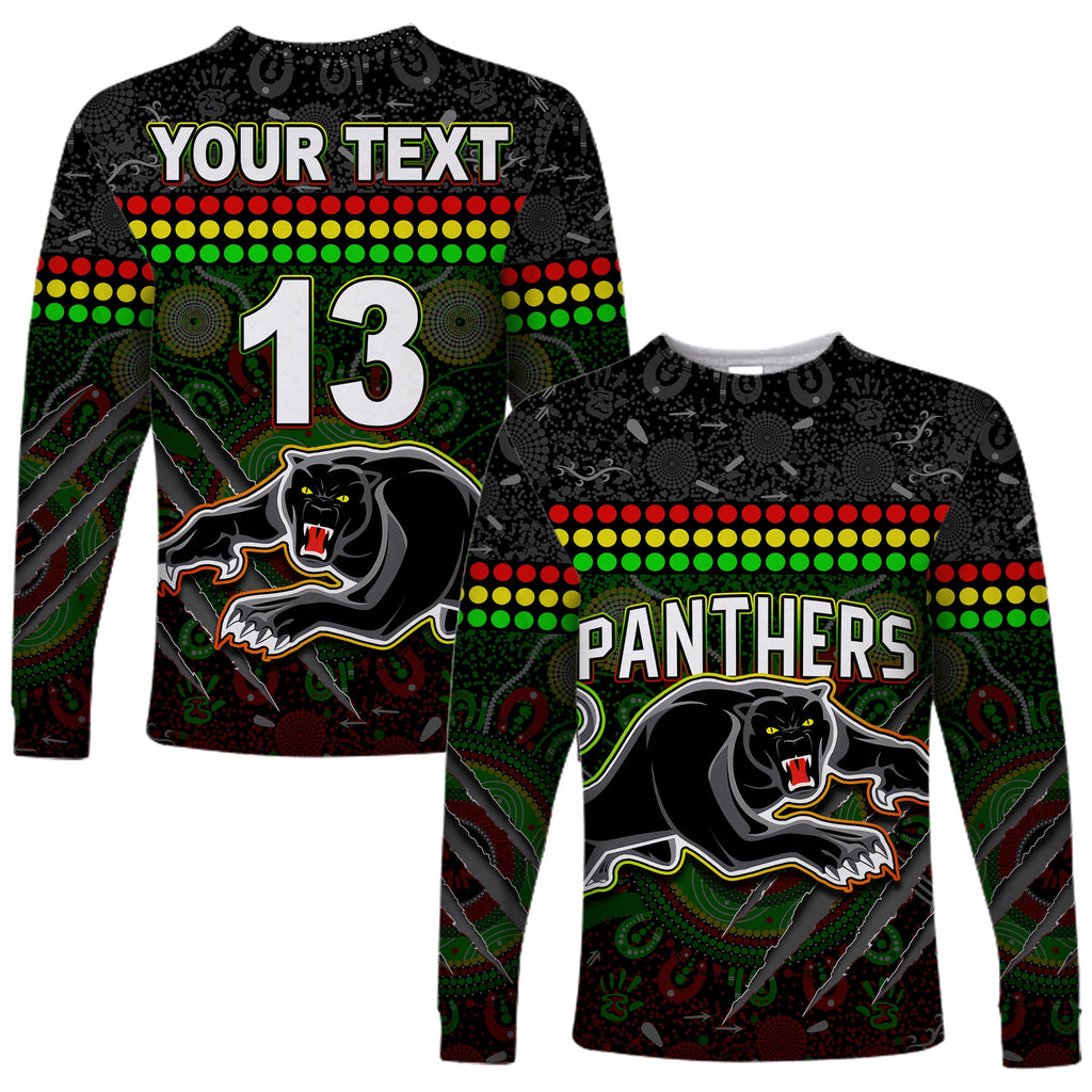 custom-text-and-number-panthers-long-sleeve-shirt-premiers-2022-aboriginal