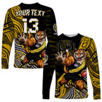 custom-text-and-number-richmond-football-long-sleeve-shirt-aboriginal-go-the-tigers-mascot