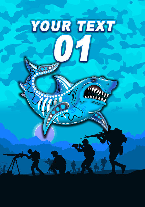 custom-personalised-cronulla-sutherland-sharks-anzac-2022-luggage-cover-simple-style-blue