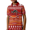 kangaroo-aboriginal-art-indigenous-christmas-kid-polo-shirt