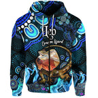 australian-astrology-zip-up-and-pullover-hoodie-leo-dragon-lizard-zodiac-aboriginal-vibes-blue