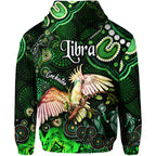 australian-astrology-zip-up-and-pullover-hoodie-libra-cockatoo-glider-zodiac-aboriginal-vibes-green