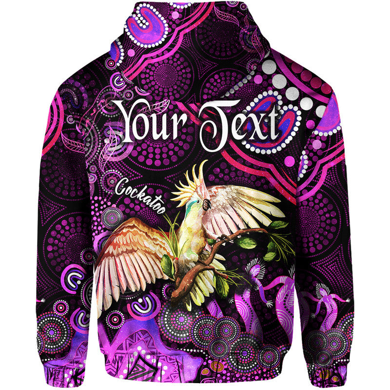 custom-personalised-australian-astrology-zip-up-and-pullover-hoodie-libra-cockatoo-glider-zodiac-aboriginal-vibes-pink