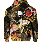 australian-astrology-zip-up-and-pullover-hoodie-libra-cockatoo-glider-zodiac-aboriginal-vibes-gold