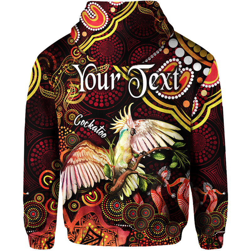 custom-personalised-australian-astrology-zip-up-and-pullover-hoodie-libra-cockatoo-glider-zodiac-aboriginal-vibes-red