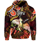 custom-personalised-australian-astrology-zip-up-and-pullover-hoodie-libra-cockatoo-glider-zodiac-aboriginal-vibes-red