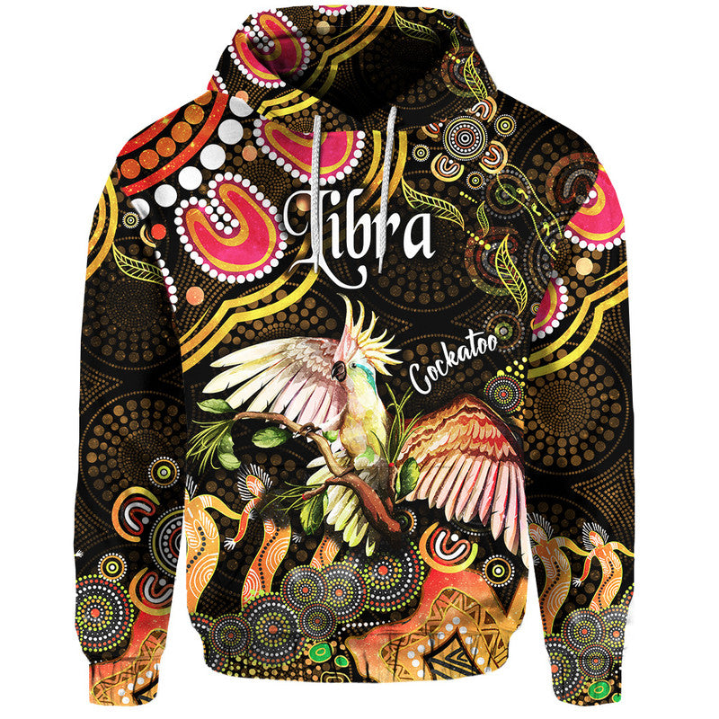 custom-personalised-australian-astrology-zip-up-and-pullover-hoodie-libra-cockatoo-glider-zodiac-aboriginal-vibes-gold