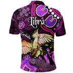 australian-astrology-polo-shirt-libra-cockatoo-glider-zodiac-aboriginal-vibes-pink