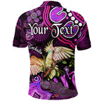 custom-personalised-australian-astrology-polo-shirt-libra-cockatoo-glider-zodiac-aboriginal-vibes-pink