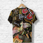 australian-astrology-t-shirt-libra-cockatoo-glider-zodiac-aboriginal-vibes-gold