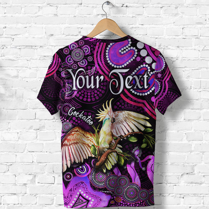 custom-personalised-australian-astrology-t-shirt-libra-cockatoo-glider-zodiac-aboriginal-vibes-pink