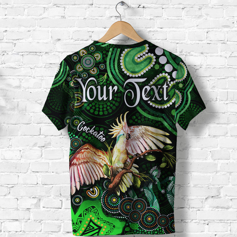 custom-personalised-australian-astrology-t-shirt-libra-cockatoo-glider-zodiac-aboriginal-vibes-green