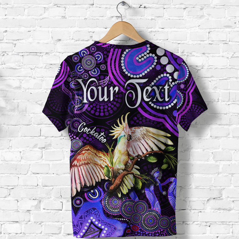 custom-personalised-australian-astrology-t-shirt-libra-cockatoo-glider-zodiac-aboriginal-vibes-purple