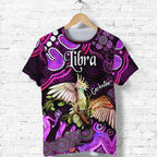 australian-astrology-t-shirt-libra-cockatoo-glider-zodiac-aboriginal-vibes-pink