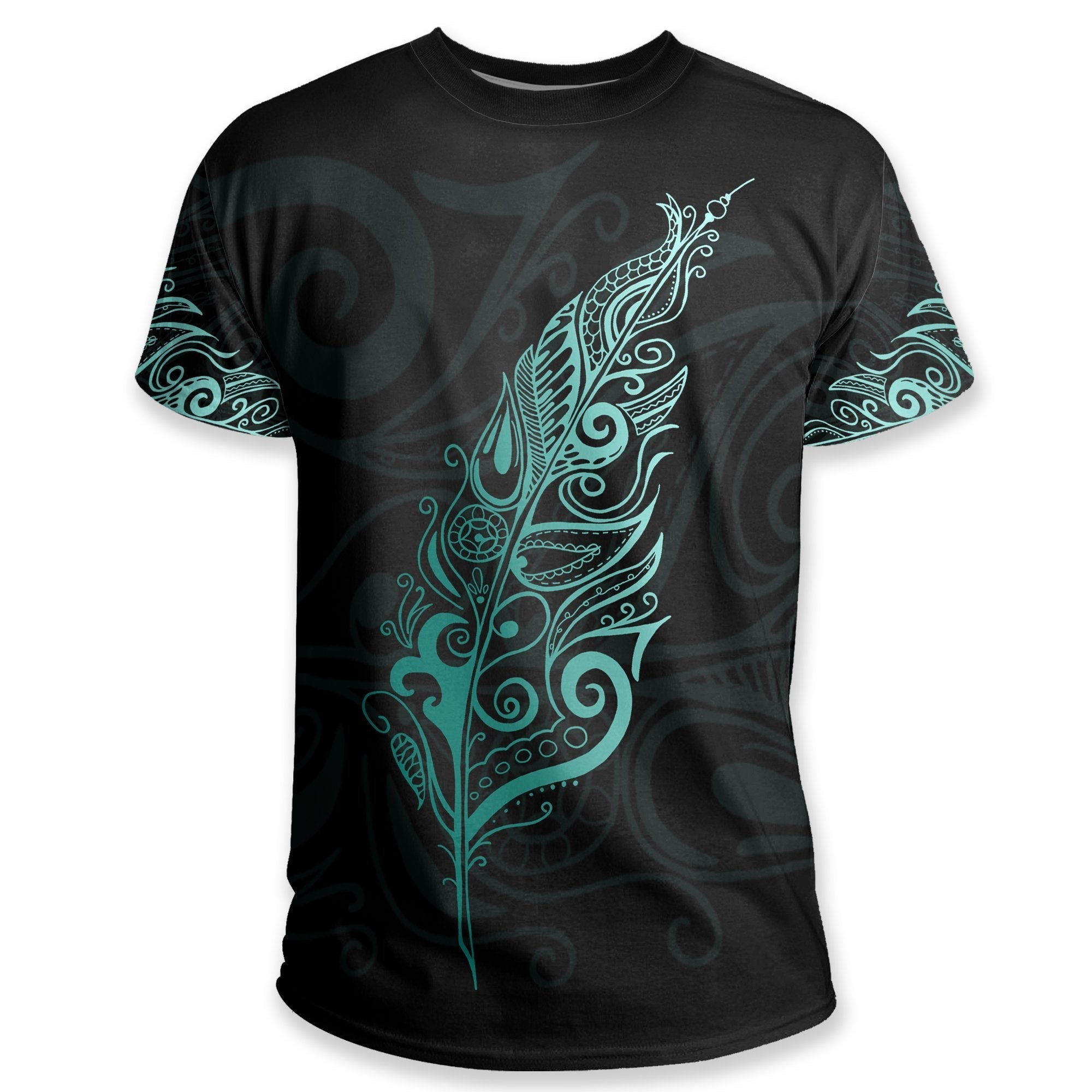 light-silver-fern-new-zealand-t-shirt-turquoise