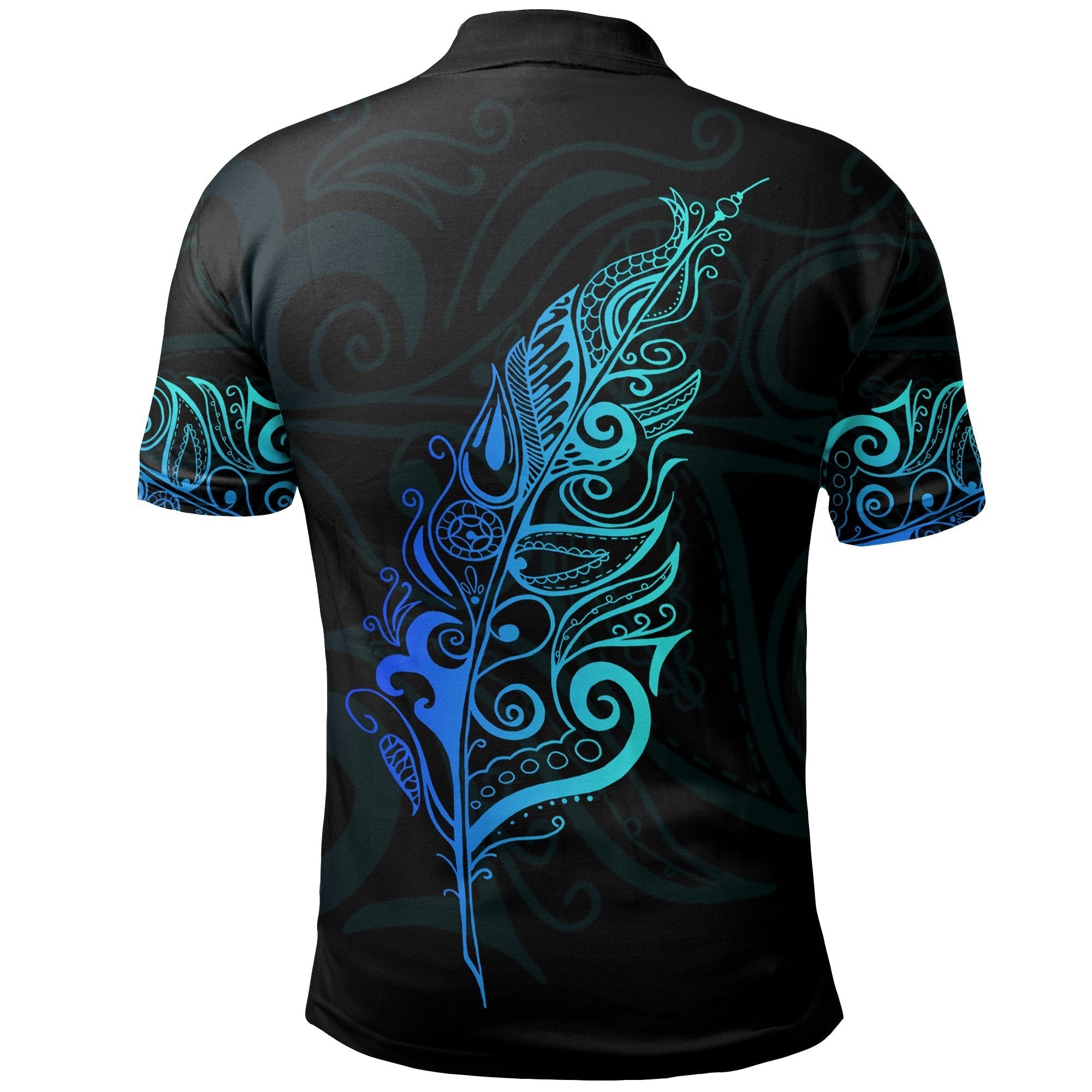 new-zealand-polo-shirt-light-silver-fern-golf-shirts-blue