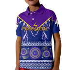 indigenous-xmas-lightning-storm-aboriginal-art-kid-polo-shirt