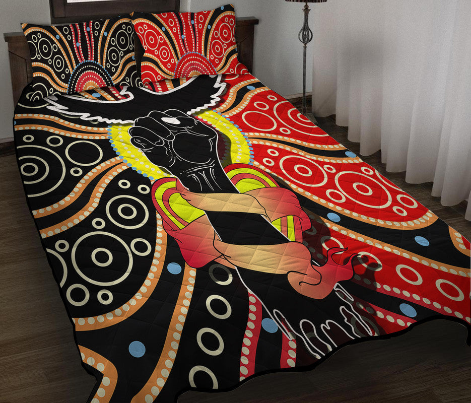 aboriginal-lives-matter-quilt-bed-set