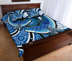 aboriginal-dolphins-quilt-bed-set-blue-sea