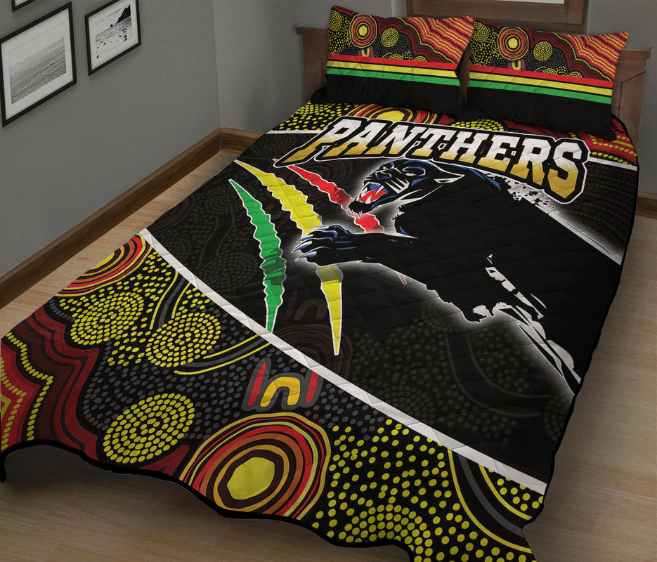 panthers-rugby-quilt-bed-set-aboriginal-basic-style