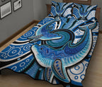 aboriginal-dolphins-quilt-bed-set-blue-sea