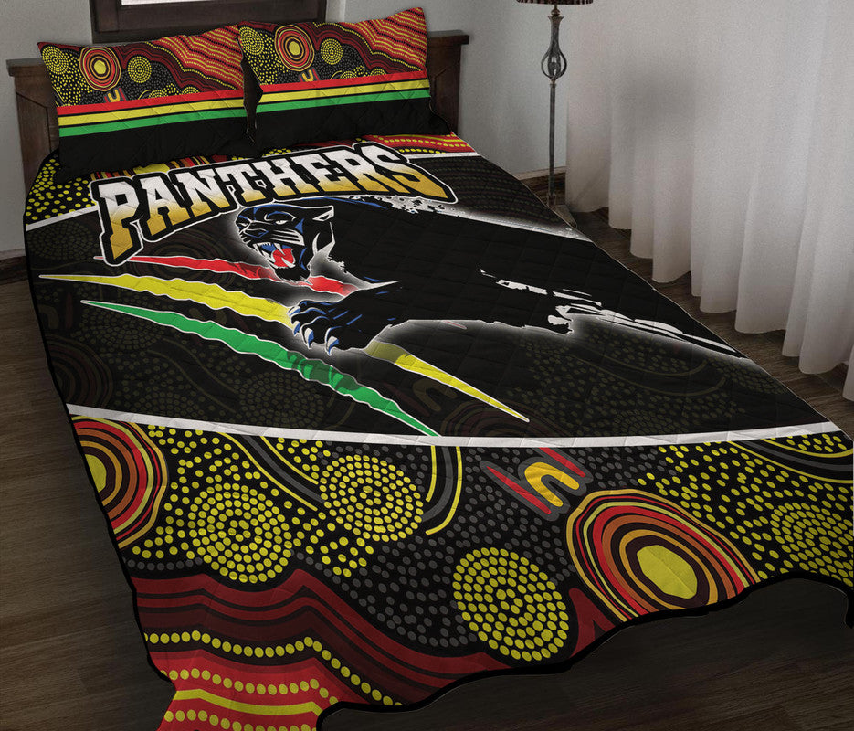 panthers-rugby-quilt-bed-set-aboriginal-basic-style
