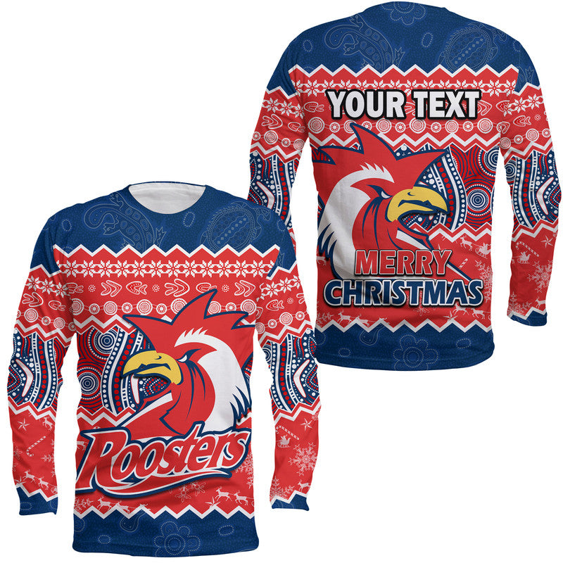 custom-personalised-sydney-aboriginal-roosters-christmas-vibe-long-sleeve-shirt