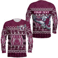 custom-personalised-manly-warringah-maroon-sea-eagles-christmas-vibe-long-sleeve-shirt