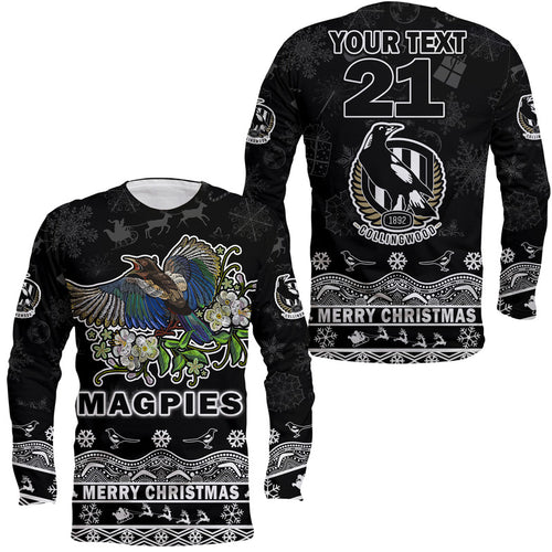 custom-personalised-and-number-collingwood-pies-unique-winter-season-long-sleeve-shirt-magpies-merry-christmas