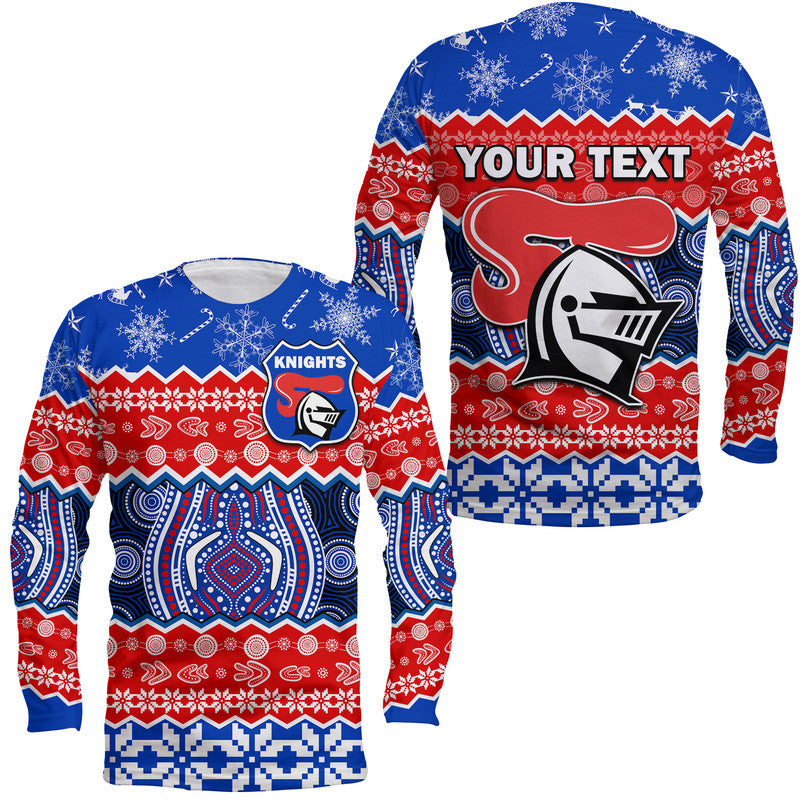 custom-personalised-knights-aboriginal-rugby-novocastrians-christmas-vibe-long-sleeve-shirt